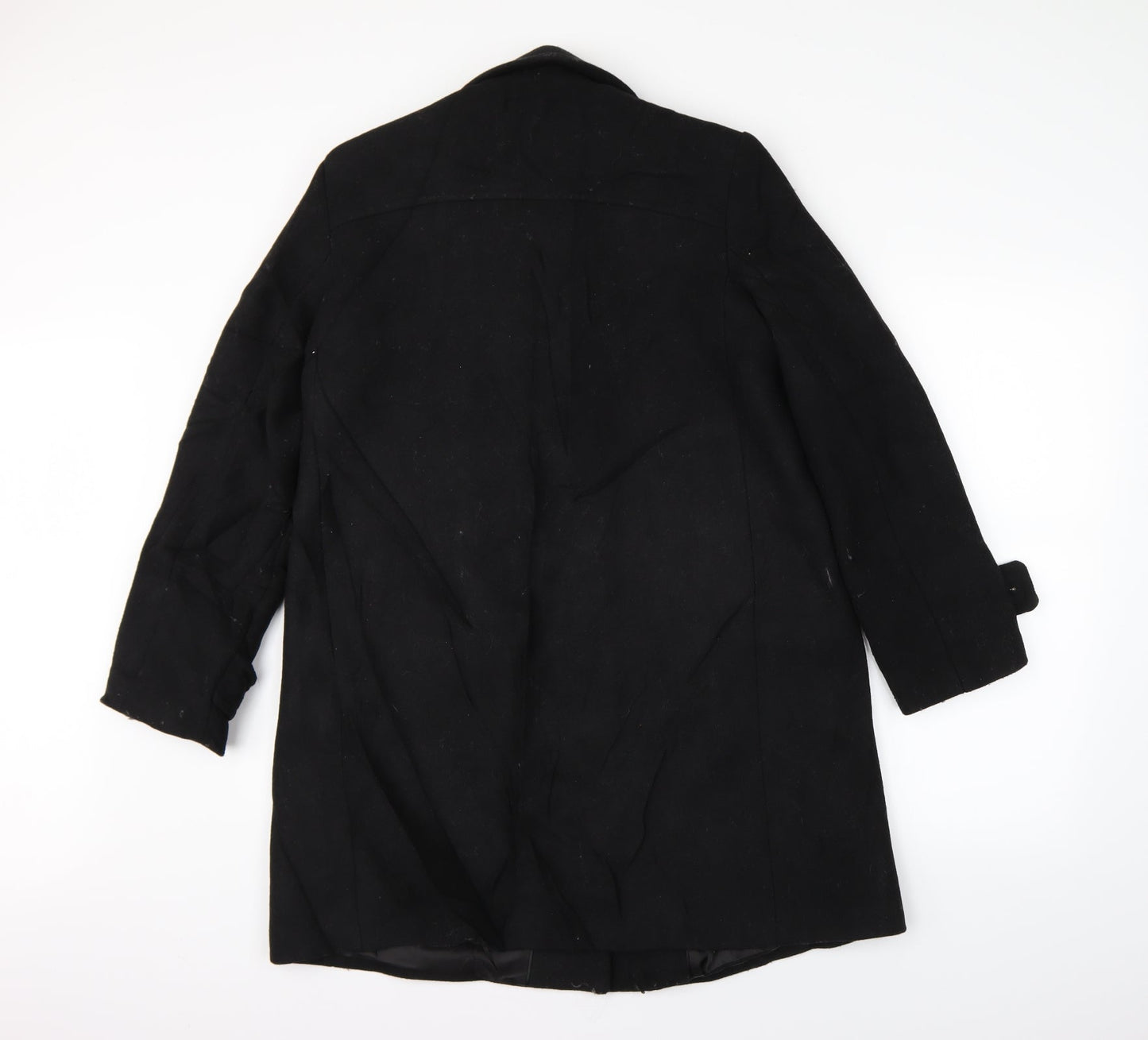 MNG Womens Black   Overcoat Coat Size M