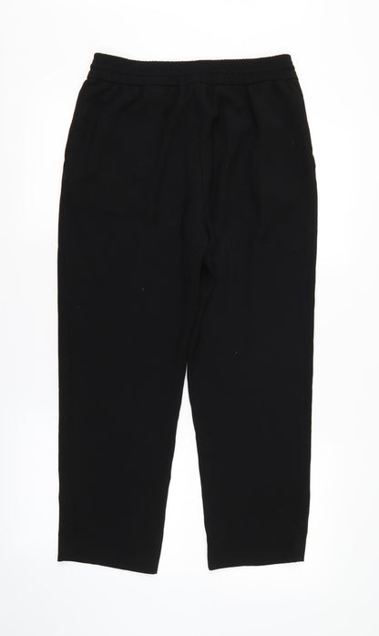 Womens UK Size 8 H&M Regular Fit  Black Trousers