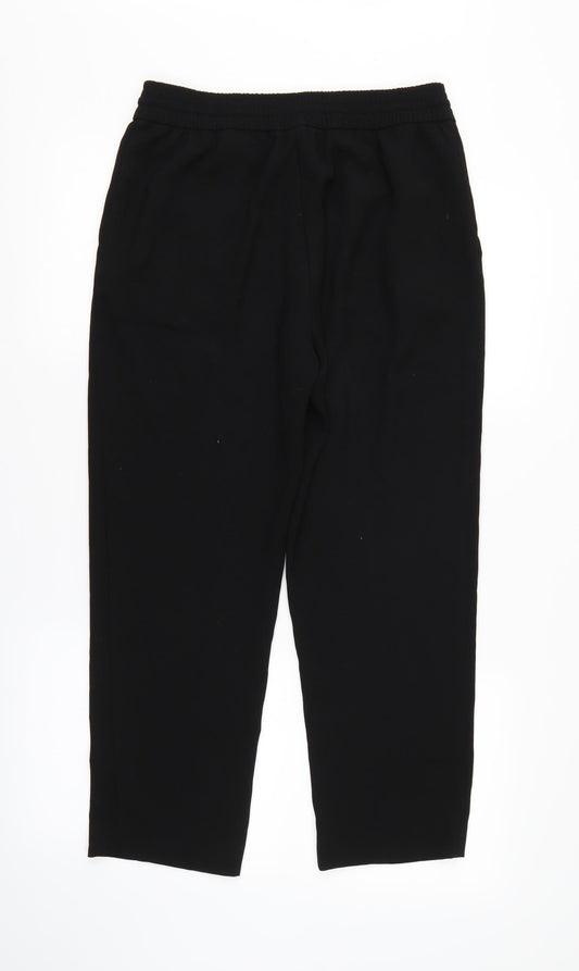 Womens UK Size 8 H&M Regular Fit  Black Trousers