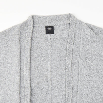 Womens UK Size One Size Preworn Grey Wrap Jumper