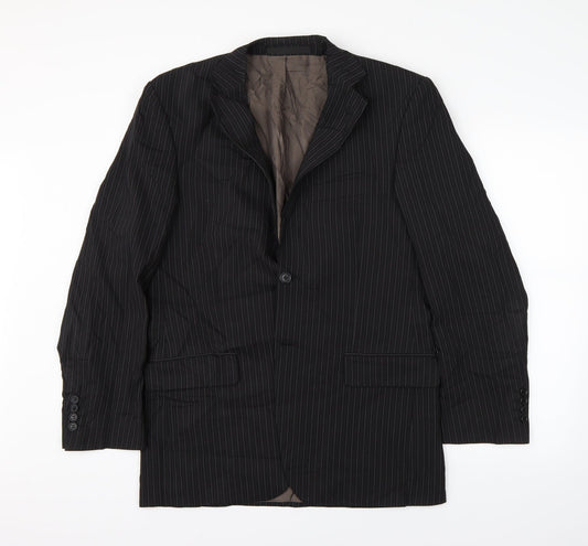 Mens UK Size  M&S Regular Black Suit Jacket