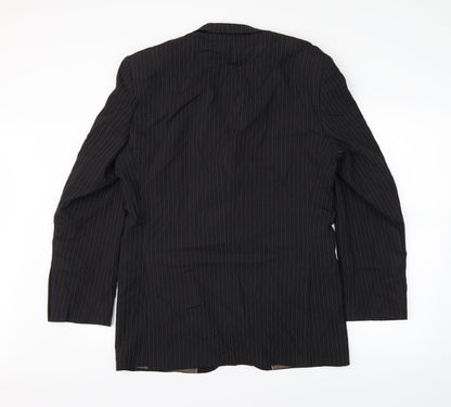 Mens UK Size  M&S Regular Black Suit Jacket