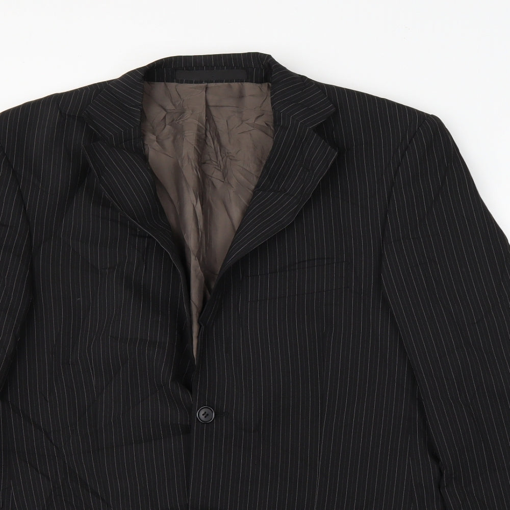 Mens UK Size  M&S Regular Black Suit Jacket