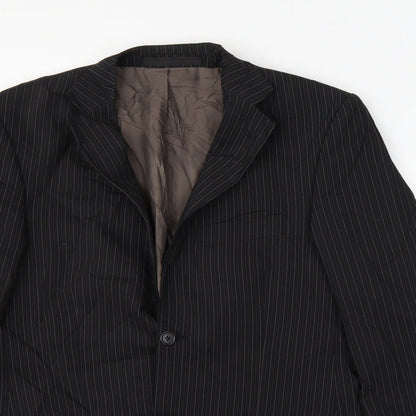 Mens UK Size  M&S Regular Black Suit Jacket