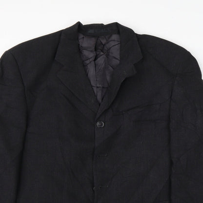 Mens UK Size  Preworn Regular Grey Suit Jacket