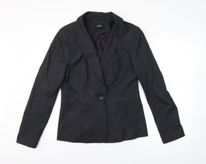 Papaya Womens Grey Check  Jacket Suit Jacket Size 12