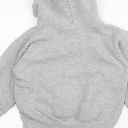 Preworn Girls Grey   Pullover Hoodie Size L
