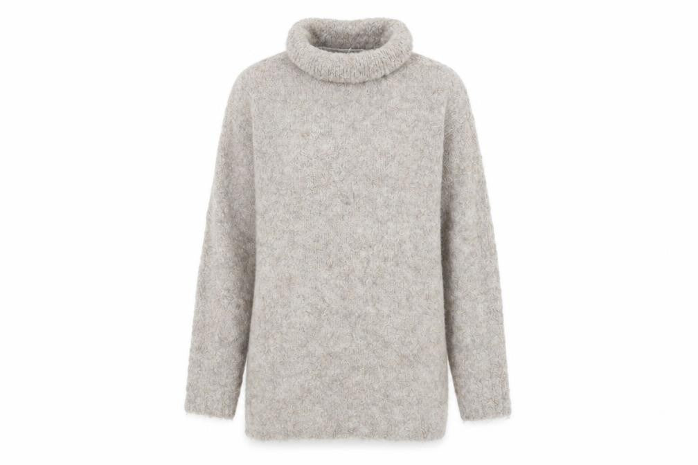 Womens UK Size 4 Preworn Brown Pullover Jumper