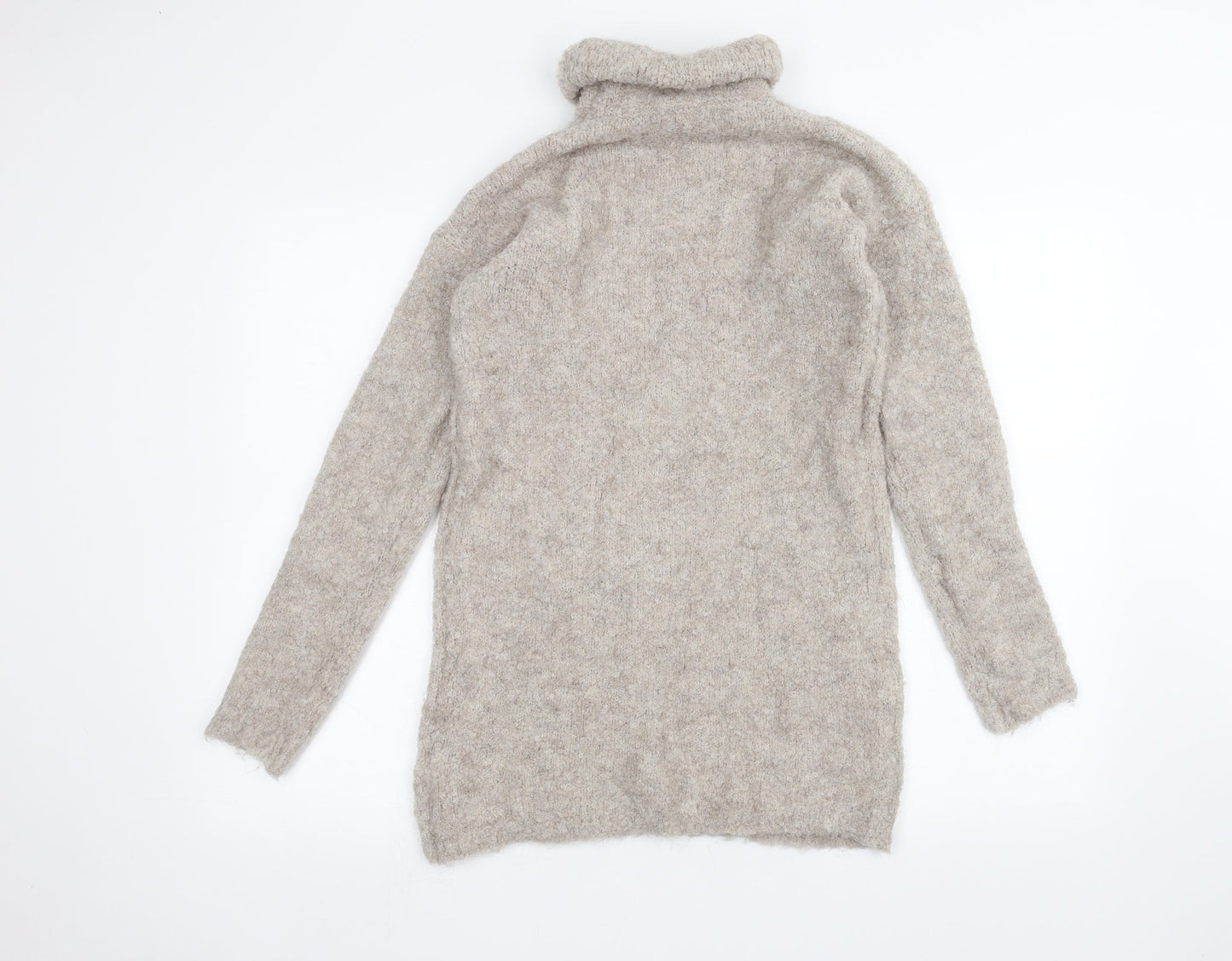 Womens UK Size 4 Preworn Brown Pullover Jumper