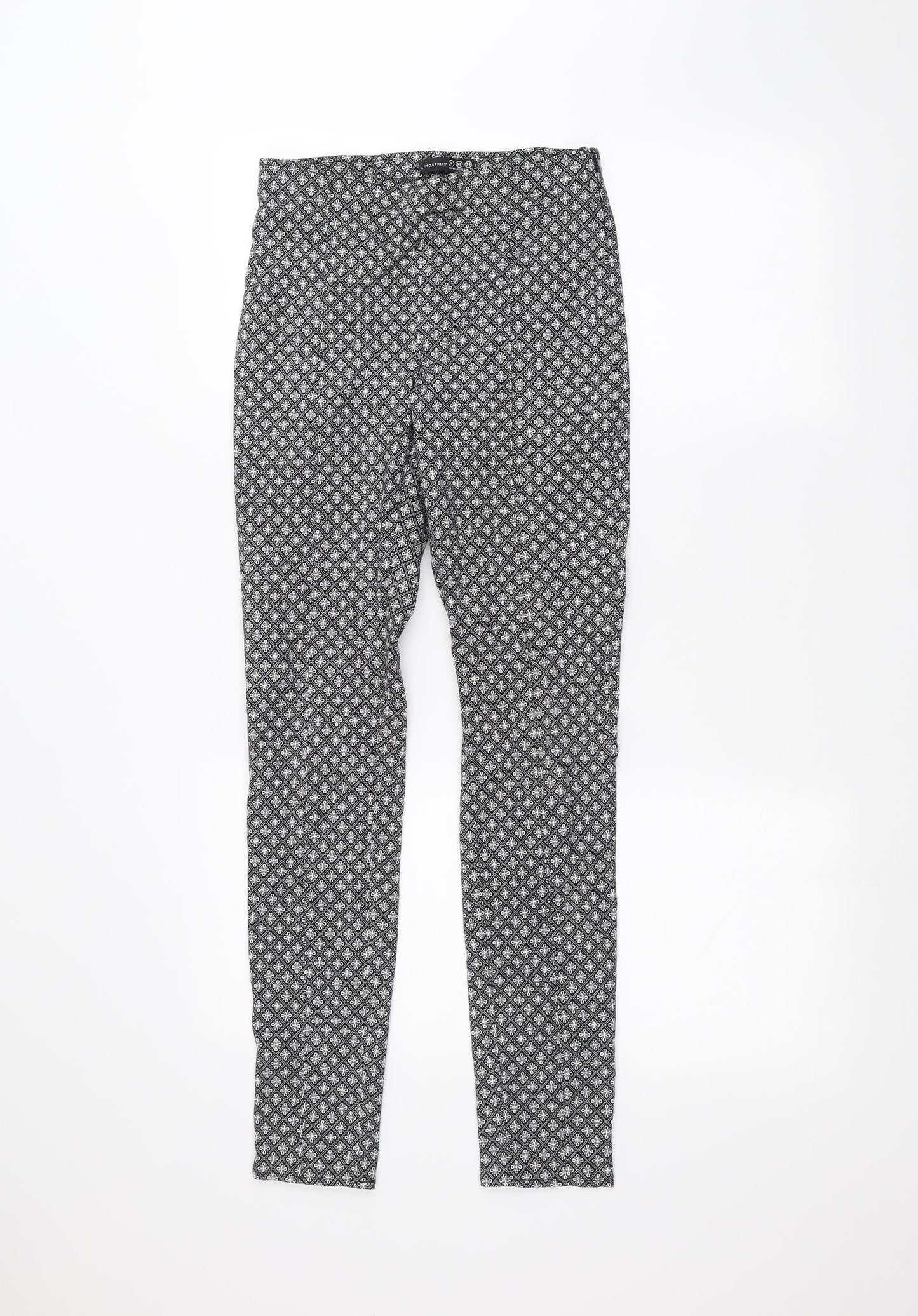 Womens UK Size 8 Atmosphere Regular Fit  Black Trousers
