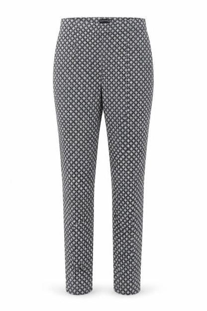 Front view of Atmosphere women’s black trousers, size UK 8, 27-inch leg