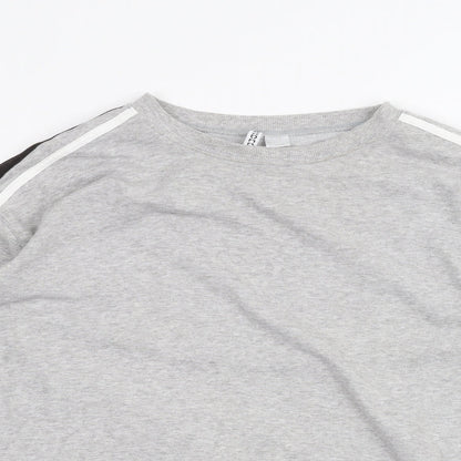 H&M Womens Grey   Pullover Jumper Size L