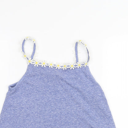 Matalan Girls Blue   Basic T-Shirt Size 11 Years