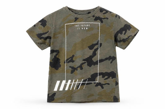 NEXT Boys Green Camouflage  Basic T-Shirt Size 3 Years