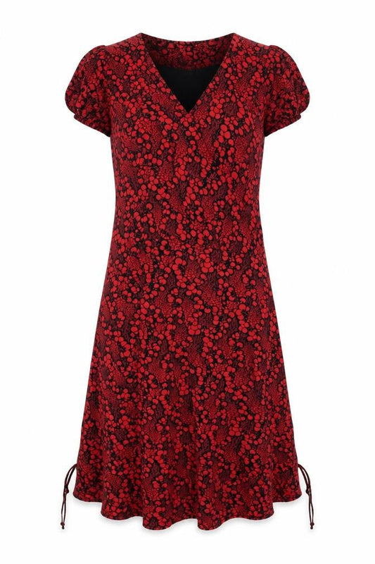 Kooga Womens Red Floral  Wrap Jumper One Size