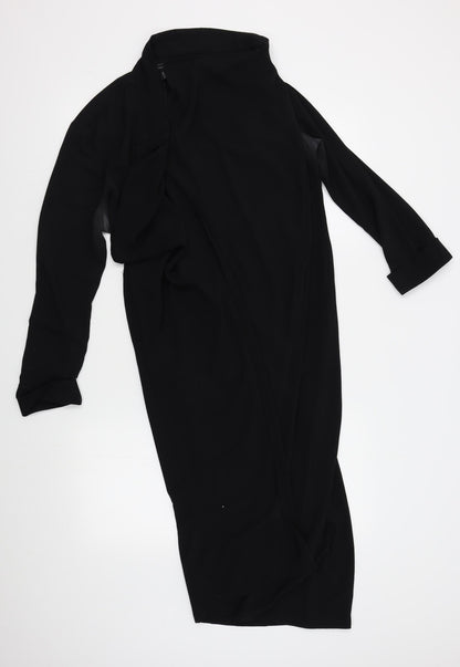 Womens UK Size 10 Atmosphere Black Wrap Jumper