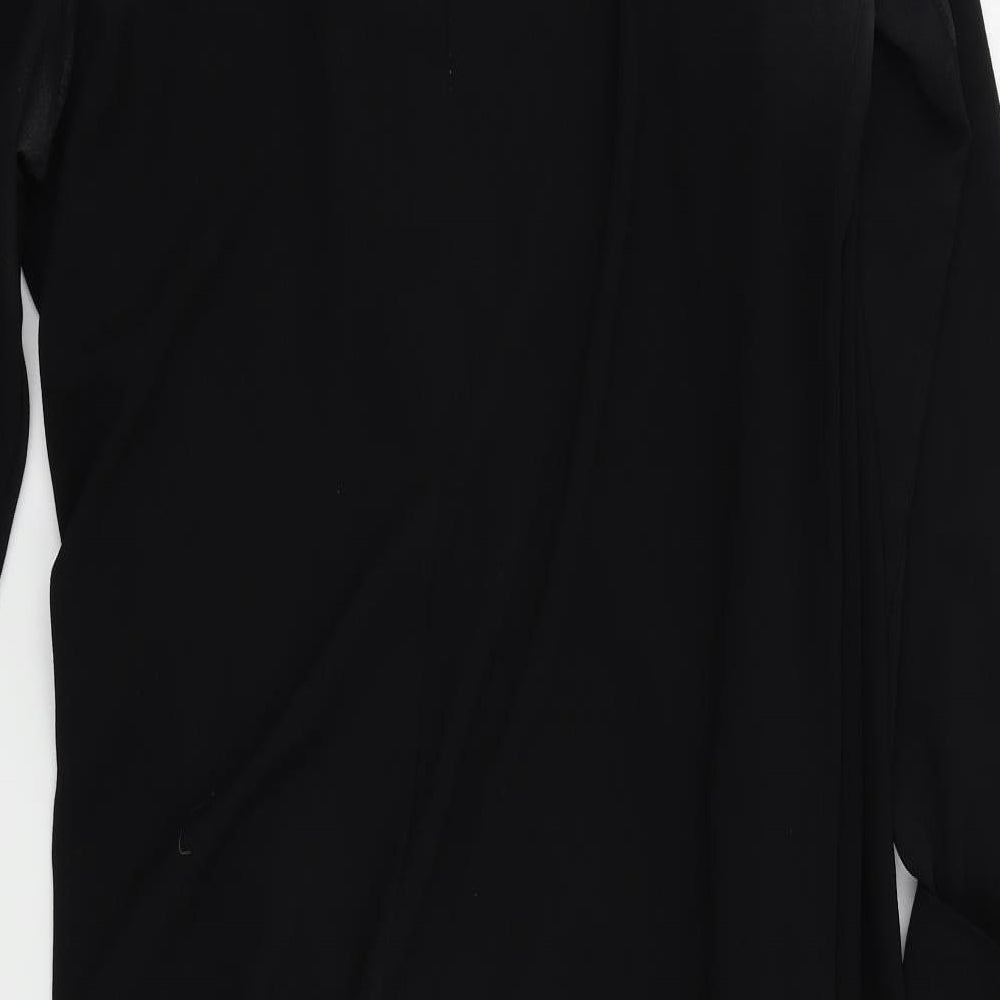 Womens UK Size 10 Atmosphere Black Wrap Jumper