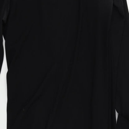 Womens UK Size 10 Atmosphere Black Wrap Jumper