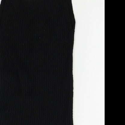 Womens UK Size 6 New Look Black Vest Jumper