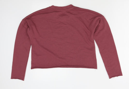 Womens UK Size 6 Goldigga Pink Pullover Jumper