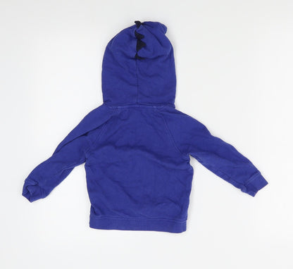Matalan Boys Blue   Pullover Hoodie Size 2-3 Years