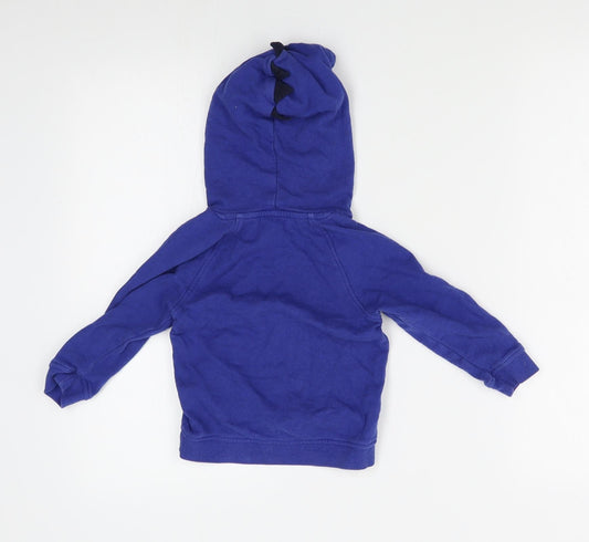 Matalan Boys Blue   Pullover Hoodie Size 2-3 Years