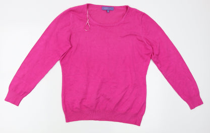 Autonomy Womens Pink   Pullover Jumper Size 16