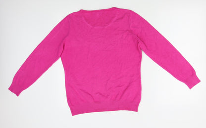 Autonomy Womens Pink   Pullover Jumper Size 16