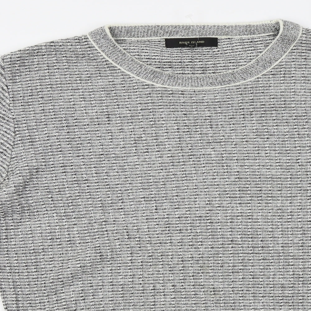 river islad Womens Grey   Pullover Jumper Size M