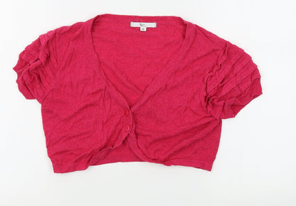 Womens UK Size M klass collection Pink Cardigan Jumper
