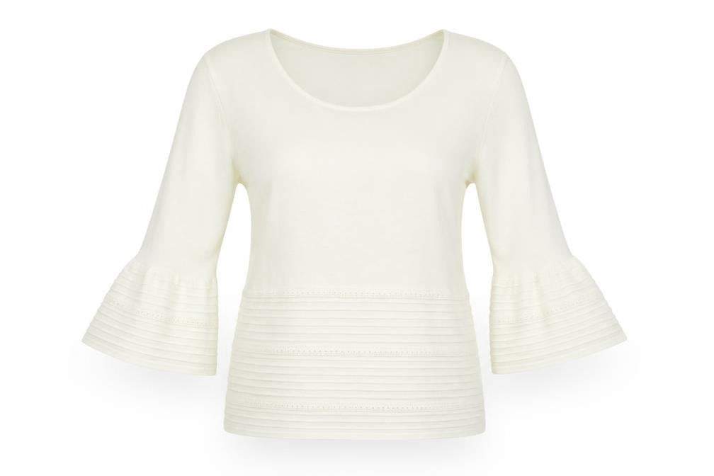 Womens UK Size 12 Soon White Basic Blouse