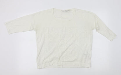redout Womens White   Pullover Jumper Size 10