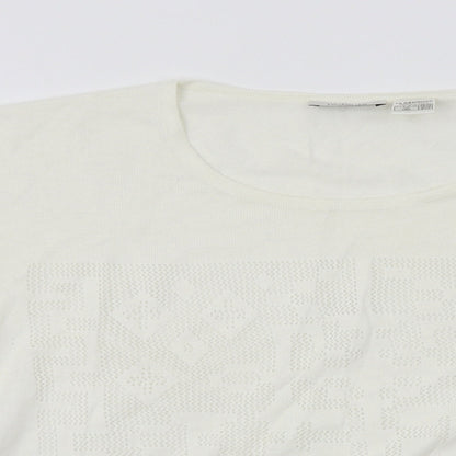 redout Womens White   Pullover Jumper Size 10