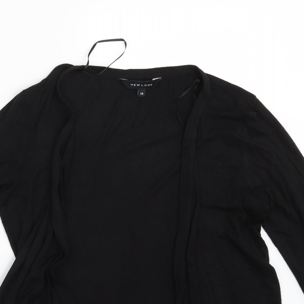 Womens UK Size 12 New Look Black Cape Jumper