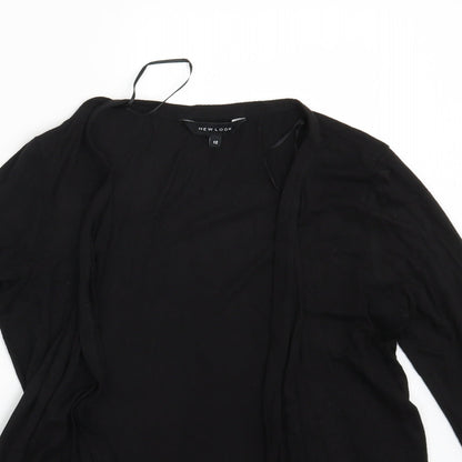 Womens UK Size 12 New Look Black Cape Jumper