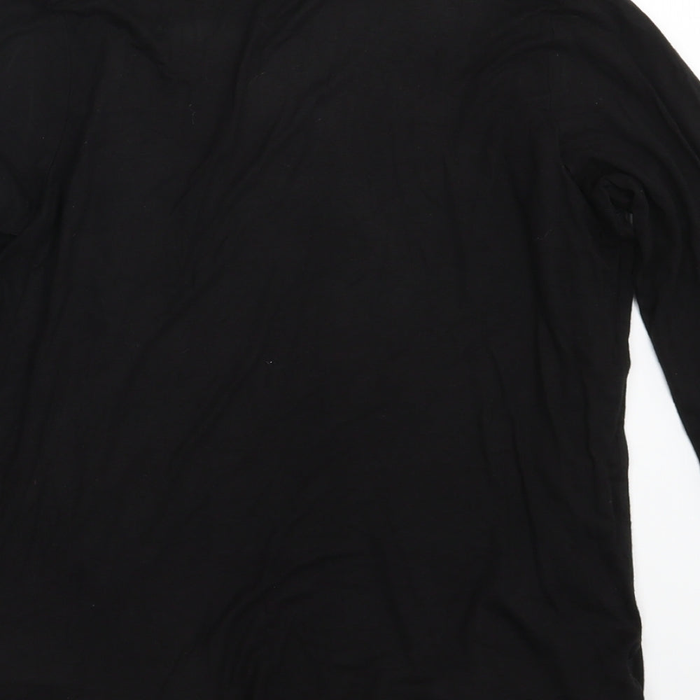 Womens UK Size 12 New Look Black Cape Jumper