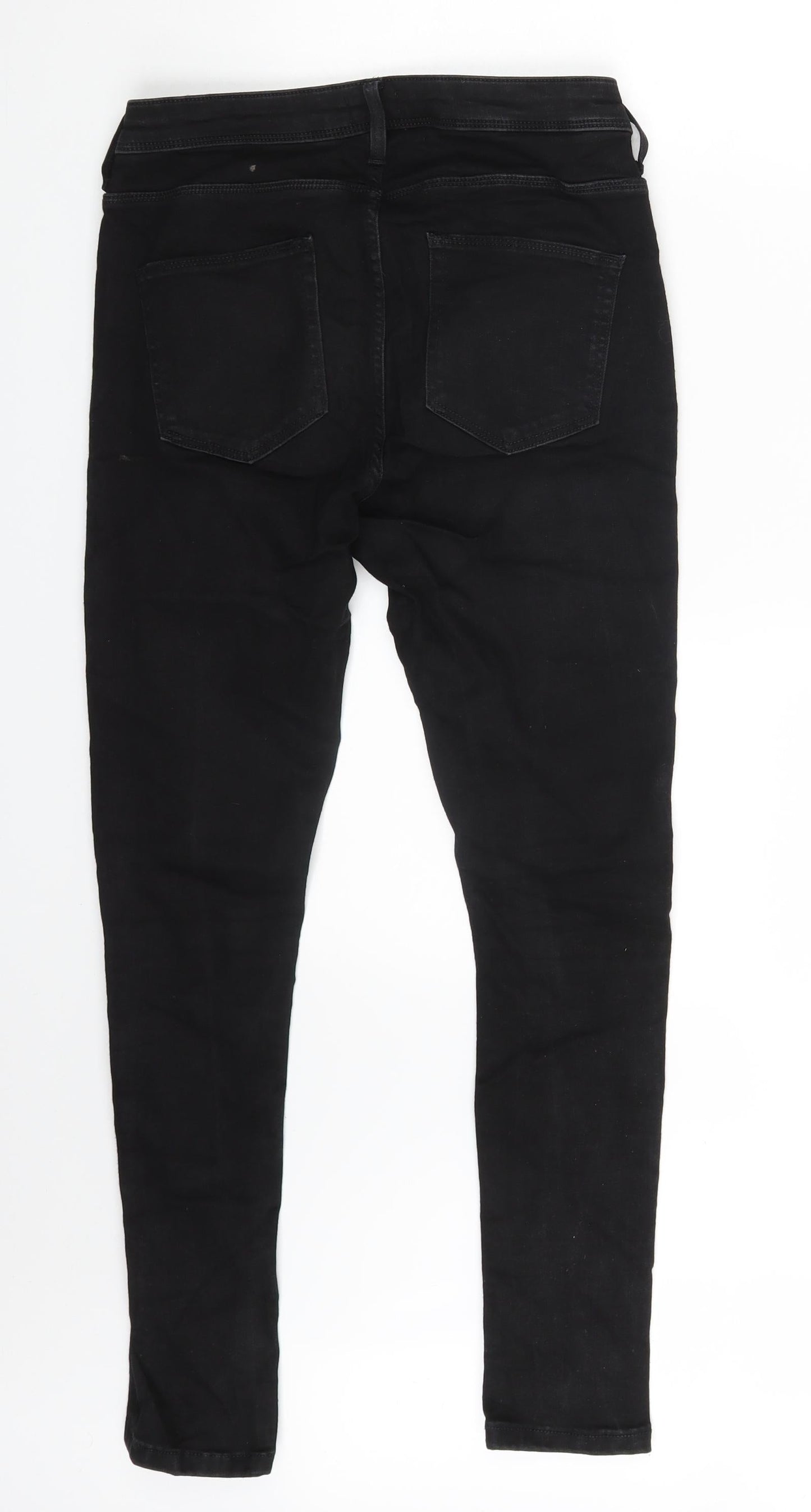 River Island Womens Black  Denim Skinny Jeans Size 28 in L27 in