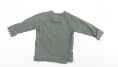 George Boys Green   Pullover T-Shirt Size 12-18 Months  - Hey I am New Here