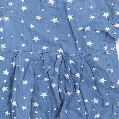 Very Girls Blue   Shirt Dress  Size 12-18 Months