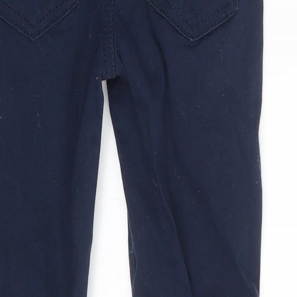Denim & Co. Girls Blue  Denim Skinny Jeans Size 6-7 Years - Inside Leg 18 Inches
