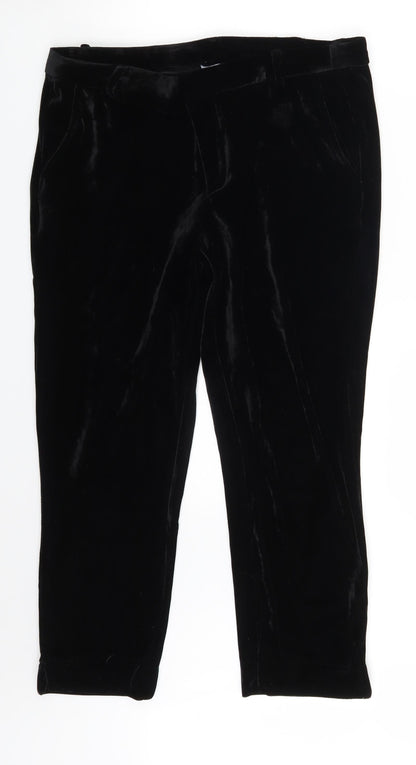 St Tropez Womens Black   Capri Trousers Size L L24 in