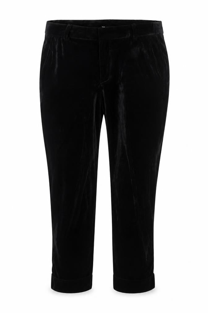 St Tropez Womens Black   Capri Trousers Size L L24 in