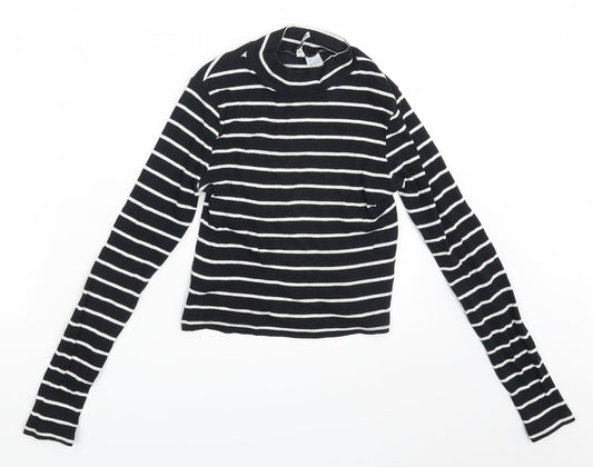 Womens UK Size S Divided Black Pullover Jumper