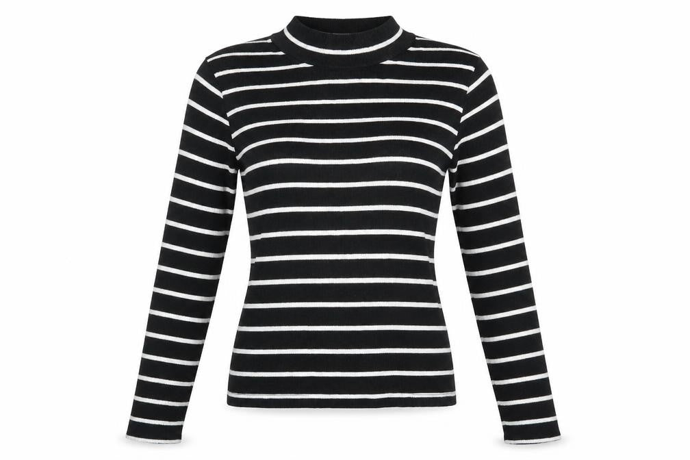 Womens UK Size S Divided Black Pullover Jumper