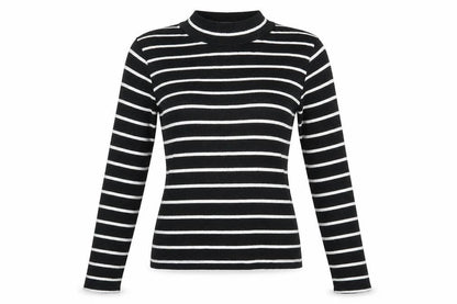 Womens UK Size S Divided Black Pullover Jumper