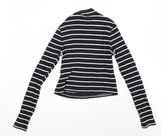 Womens UK Size S Divided Black Pullover Jumper