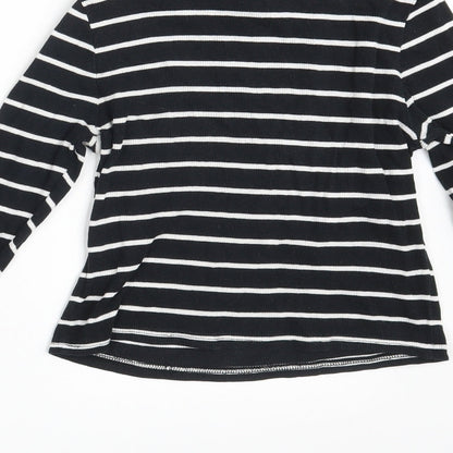 Womens UK Size S Divided Black Pullover Jumper