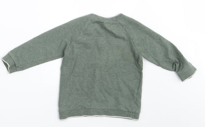 George Baby Green   Pullover Jumper Size 18-24 Months  - Hey I am New Here