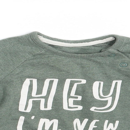 George Baby Green   Pullover Jumper Size 18-24 Months  - Hey I am New Here
