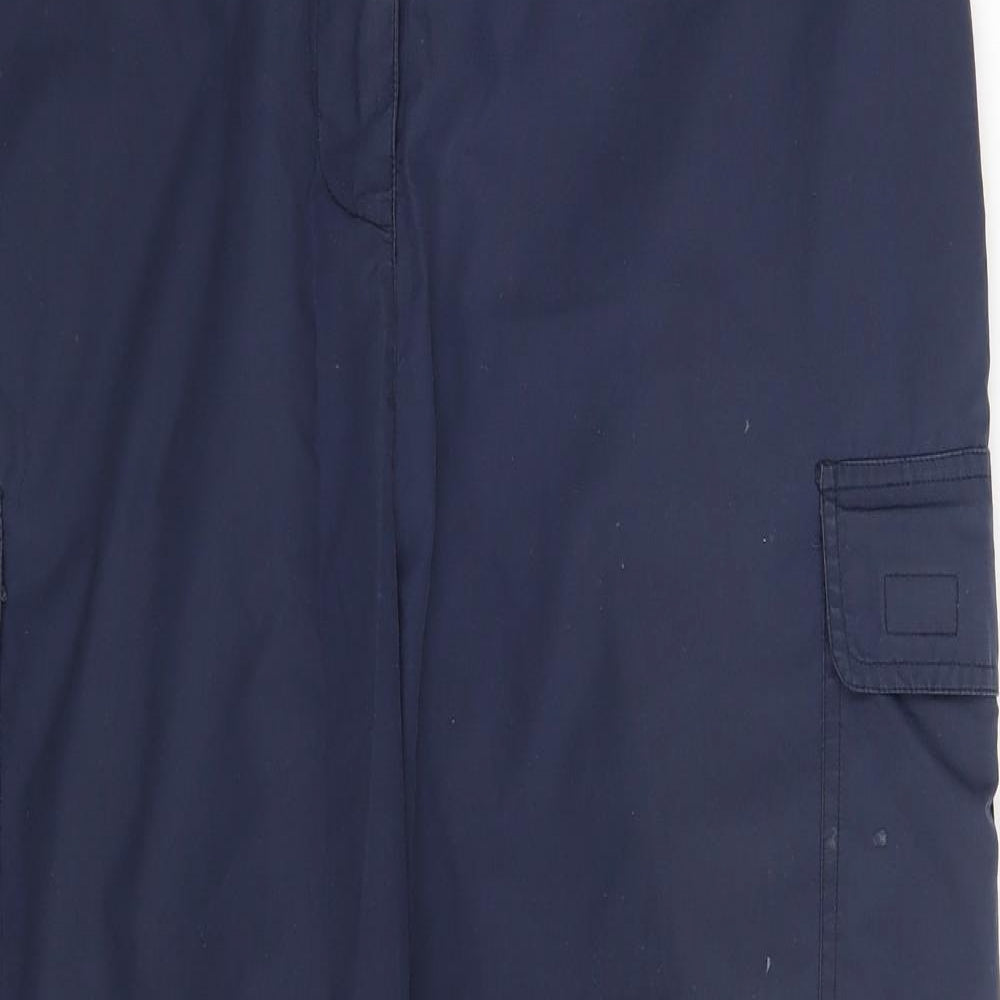 Wynnster Mens Blue   Cargo Trousers One Size L26 in